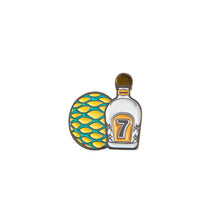 Pin Botella con Agave